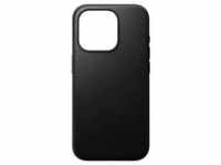 Nomad NM01613985, Nomad Modern Leder Case mit MagSafe für iPhone 15 Pro Schwarz
