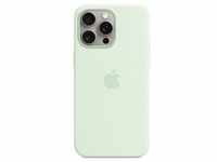 Apple iPhone 15 Pro Max Silikon Case mit MagSafe Blassmint iPhone 15 Pro Max