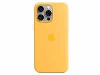 Apple iPhone 15 Pro Max Silikon Case mit MagSafe Warmgelb iPhone 15 Pro Max
