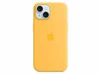Apple iPhone 15 Silikon Case mit MagSafe Warmgelb iPhone 15