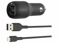 Belkin BOOST CHARGE USB-A Dual Kfz-Ladegerät inkl. Lightning Kabel
