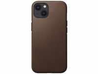 Nomad NM01056485, Nomad Modern Leder Case mit MagSafe für iPhone 13 Braun iPhone 13