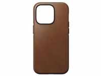Nomad Modern Leder Case mit MagSafe für iPhone 14 Pro Max Hellbraun iPhone 14 Pro