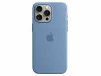 Apple MT1Y3ZM/A, Apple iPhone 15 Pro Max Silikon Case mit MagSafe Winterblau iPhone