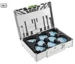 Festool Schleifmittel-Systainer3 SYS-STF D90/V93 GR-Set Granat - Neu2024