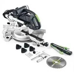 Festool Kapp-Zugs&auml;ge KAPEX KS 60 E-Set mit Kreiss&auml;geblatt WOOD UNIVERSAL,