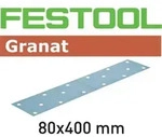 FESTOOL Schleifstreifen Granat STF 80 x 400mm P80, 50Stk.