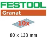FESTOOL Schleifstreifen Granat STF 80 x 133mm P120, 10Stk.