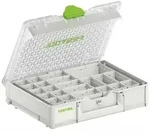 FESTOOL Systainer3 SYS3 ORG M 89 mit 22 Einsatzboxen,396 x 296 x 89mm