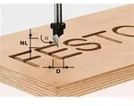 FESTOOL Schriftenfr&auml;ser HW S8 D11/60&deg; *491003