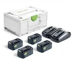 Festool Energie-Set SYS 18V 4x5,0/TCL6 DUO im SYS3
