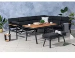 Gardissimo NARA Ecklounge Gartenm&ouml;bel Sitzgruppe Holzoptik braun rechts