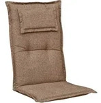 Gardissimo 2090 Hochlehner Gartenstuhl 8cm Auflagen mit Kopfpolster taupe