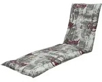 Doppler LIVING 2901 Rollliegenauflage Gartenliege 190x60x7cm grau