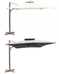 Gardissimo MARBELLA Alu Ampelschirm 300x400cm Pendelschirm UV50+ anthrazit