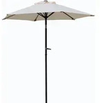 Gardissimo NEW SUNNY Sonnenschirm &Oslash; 180cm Gartenschirm Kurbelschirm natur