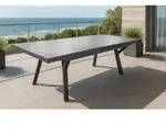 Gardissimo SOLIDO Alu-Ausziehtisch Keramik Gartentisch 185/245x100cm