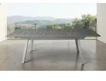 Gardissimo ESTABULO XL Alu-Ausziehtisch Gartentisch 216/297x100cm silber