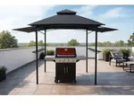 Gardissimo BRAAI Grillpavillon Raucher Pavillon mit klappbaren Seitenteilen