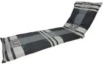 Madison F331 Rollliegenauflage Gartenliege 200x60x8cm grau Grafik