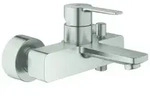 Grohe Lineare Einhand-Wannenbatterie, Wandmontage, Ausladung 184mm, 33849DC1, Farbe:
