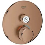Grohe Grohtherm SmartControl Thermostat mit einem Absperrventil, Wandrosette...