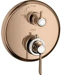 hansgrohe AXOR Montreux Thermostat Unterputzmodell mit Abstellventil, Hebelgriff, 1