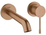 Grohe Essence 2-Loch-Waschtischbatterie, Ausladung 183mm, Wandmontage, 29192DL1,