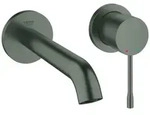 Grohe Essence 2-Loch-Waschtischbatterie, Ausladung 183mm, Wandmontage, 29192AL1,