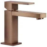 Gessi Rettangolo Waschtisch-Einhebelmischer, ohne Ablaufgarnitur, Ausladung 129 mm,