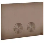Gessi316 Bet&auml;tigungsplatte f&uuml;r Geberit Omega, Wandmontage, 54615708, Farbe: Kupfer