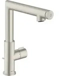 hansgrohe AXOR Uno Select Waschtischmischer 220 mit Zugstangen-Ablaufgarnitur,