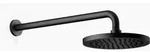 Dornbracht Regenbrause mit Wandanbindung, &Oslash; 220mm, 28649970-33, Farbe: Schwarz Matt