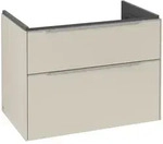 Villeroy & Boch Subway 3.0 Waschbeckenunterschrank, LED-Beleuchtung, 2 Ausz&uuml;ge,