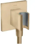 hansgrohe AXOR ShowerSolutions FixFit Portereinheit Square, 36734140, Farbe: Brushed