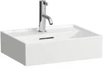 LAUFEN Kartell Aufsatzhandwaschbecken, 1 Hahnloch, mit &Uuml;berlauf, 450x340mm,
