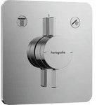 hansgrohe DuoTurn Q Mischer, Unterputz, 2 Verbraucher, 2 Funktionen, Soft Edge