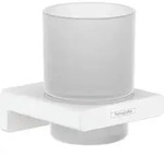 hansgrohe AddStoris Zahnputzbecher, 41749700, Farbe: weiss matt