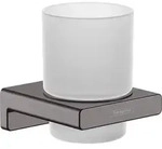 hansgrohe AddStoris Zahnputzbecher, 41749340, Farbe: Brushed Black Chrome