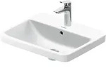 Duravit No.1 Einbauwschtisch, 1 Hahnloch, mit &Uuml;berlauf, 550x435mm, Unterseite