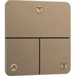 hansgrohe ShowerSelect Comfort Q Ventil, Unterputz, 3 Verbraucher, Soft Edge Rosette,