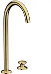 hansgrohe AXOR One 2-Loch Waschtischarmatur Select 260 mit Push-Open Ablaufgarnitur,