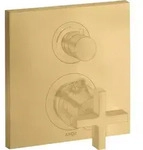 hansgrohe AXOR Citterio Thermostat Unterputzmodell mit Absperrventil, Kreuzgriffe, 1