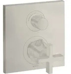 hansgrohe AXOR Citterio Thermostat Unterputzmodell mit Absperrventil, Kreuzgriffe, 1