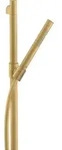 hansgrohe AXOR Starck Brauseset 0,90 m, mit Stabhandbrause 2-jet, 27980250, Farbe: