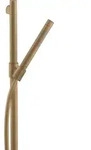 hansgrohe AXOR Starck Brauseset 0,90 m, mit Stabhandbrause 2-jet, 27980140, Farbe: