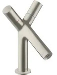 hansgrohe AXOR Starck 2-Griff Waschtischarmatur 80 mit...