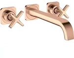 hansgrohe AXOR Citterio E 3-Loch Waschtischarmatur Unterputzmodell mit Rosetten...