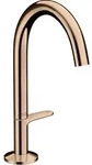 hansgrohe AXOR One Waschtischarmatur Select 170 mit Push-Open Ablaufgarnitur,