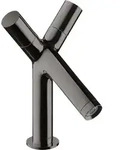 hansgrohe AXOR Starck 2-Griff Waschtischarmatur 80 mit...